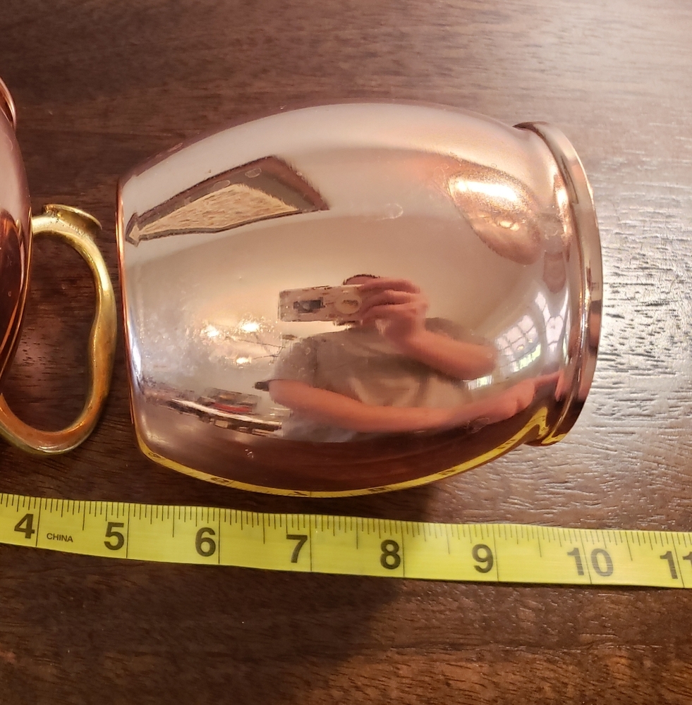 Copper Moscow Mule Mugs Set of 2 - Picture 11 of 11